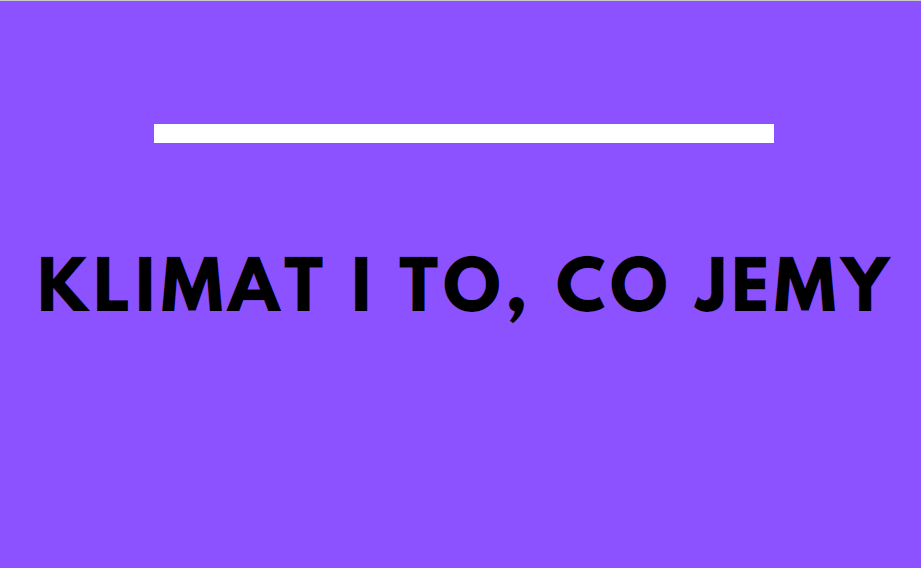 okładka publikacji. Napis: klimat i to, co jemy